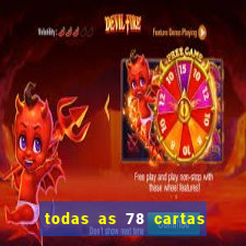 todas as 78 cartas do tarot